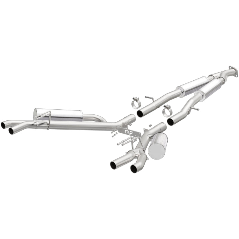 MagnaFlow Cat-Back Competition Exhaust 18-19 Kia Stinger L4-2.0LGAS Quad 2.5in Stainless Tips - DTX Performance