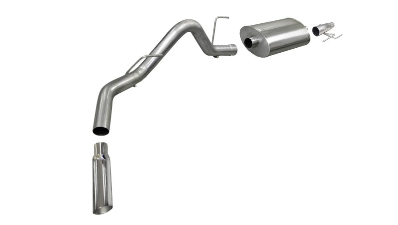 Corsa/dB 11-13 Ford F-150 EcoBoost 3.5L V6 Polished Sport Cat-Back Exhaust - DTX Performance