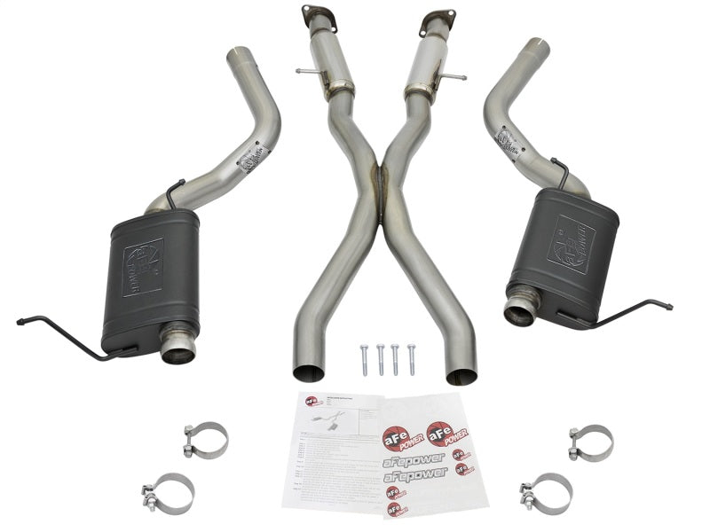 aFe MACHForce XP 12-17 Jeep Grand Cherokee WK2 SRT8 V8-6.4L 304SS Cat-Back Exhaust System - DTX Performance