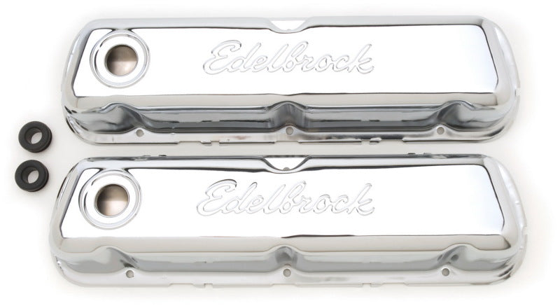 Edelbrock Valve Cover Signature Series Ford 260-289-302-351W CI V8 Chrome - DTX Performance