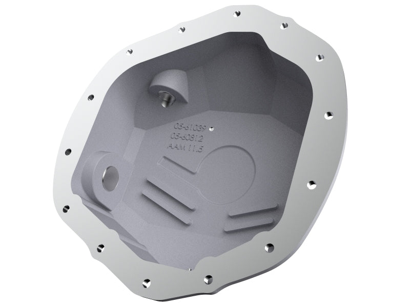 aFe Street Series Rear Differential Cover Raw w/ Machined Fins 19-20 Ram 2500/3500 - DTX Performance