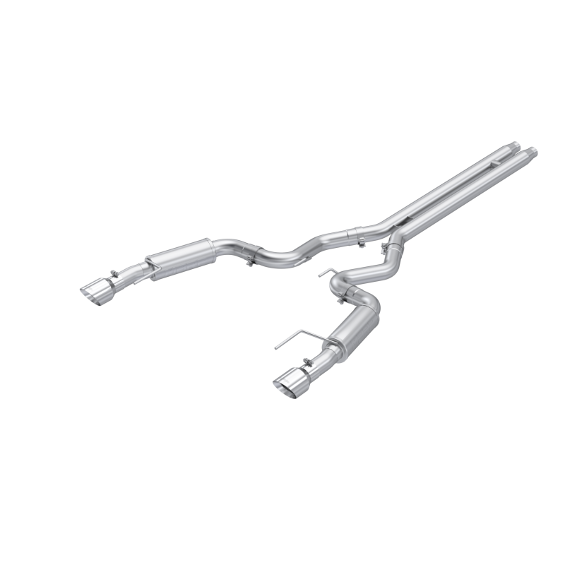 MBRP 2024 Ford Mustang GT S650, 5.0L 3in Dual Split Rear Aluminized Steel - DTX Performance