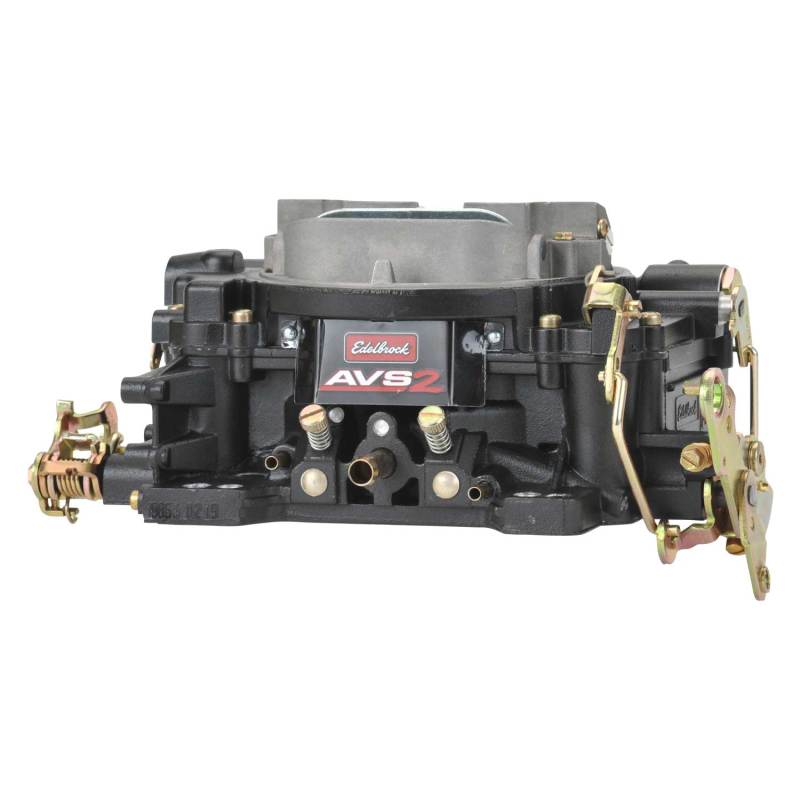 Edelbrock Carburetor AVS2 Series 650 CFM Manual Choke Black Powder Coated (Non-EGR) - DTX Performance