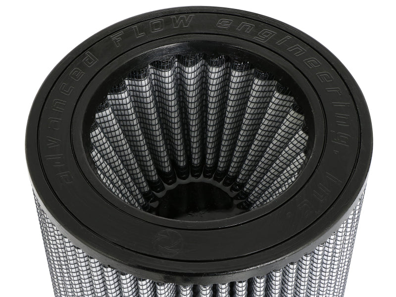 aFe MagnumFLOW Pro DRY S Universal Air Filter 4in F x 6in B (mt2) x 5.5in T (Inv) x 7.5in H - DTX Performance