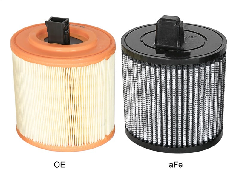 aFe MagnumFLOW Air Filters OER Pro Dry S A/F 16-17 Cadillac ATS-V V6-3.6L (tt) - DTX Performance