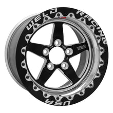 Load image into Gallery viewer, Weld S71 15x8.33 / 5x4.75 BP / 4.5in. BS Black Wheel (Low Pad) - Black Single Beadlock MT - DTX Performance