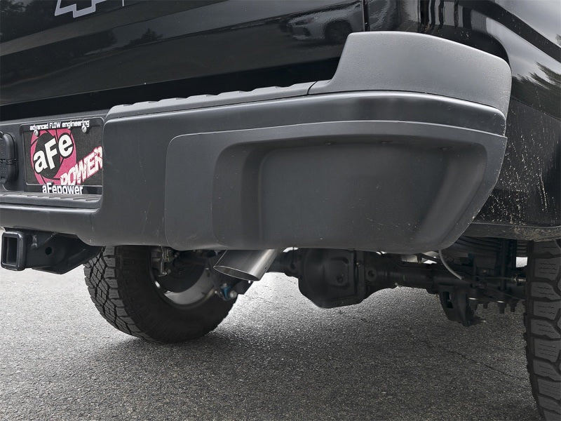 aFe MACH Force-Xp Hi-Tuck 3in. 409 SS C/B Exhaust 15-18 GM Colorado/Canyon L4-2.5L/V6-3.6L - Raw Tip - DTX Performance