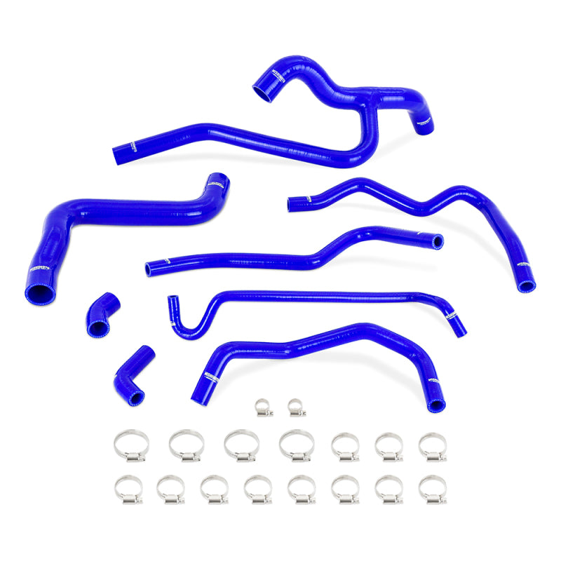 Mishimoto 05-10 Mustang V6 Silicone Radiator & Heater Hose Kit - Blue - DTX Performance