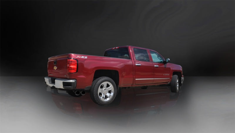 Corsa 14 GM Sierra/Silverado 1500 Crew/Dbl / Short/Std. Bed 6.2L V8 Black Sport Single Side CB Exht - DTX Performance