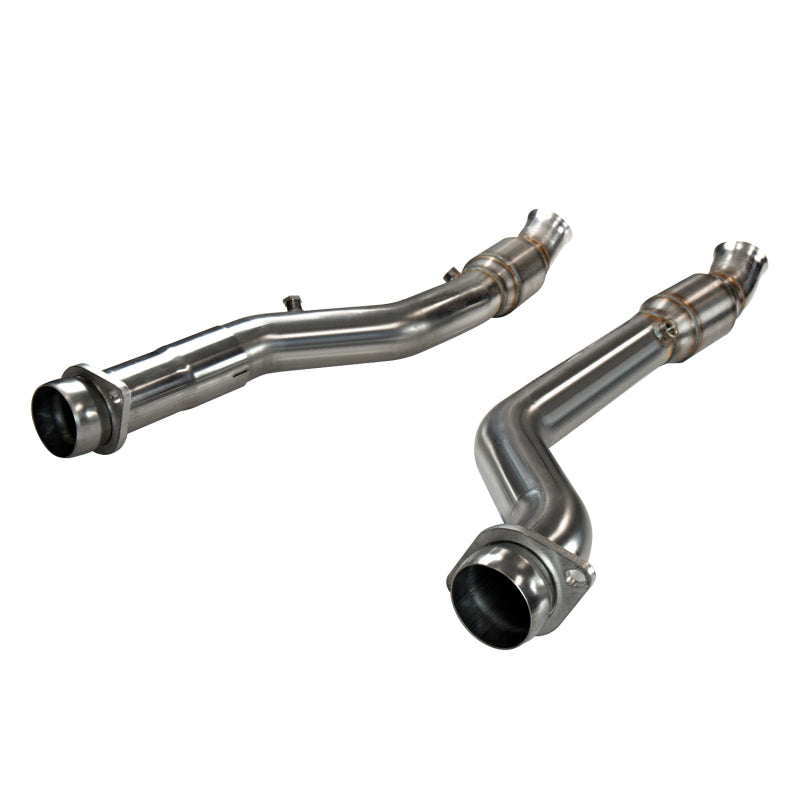 Kooks 2012+ Jeep Grand Cherokee SRT8 6.4L 3in Stainless GREEN Catted Connection Pipes - DTX Performance