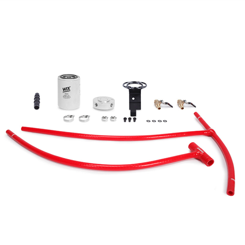 Mishimoto 03-07 Ford 6.0L Powerstroke Coolant Filtration Kit - Red - DTX Performance