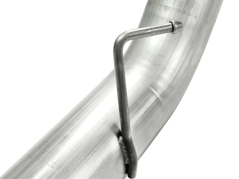 aFe Atlas 5in DPF-Back Aluminized Steel Exh Sys, Ford Diesel Trucks 08-10 V8-6.4L (td) Polished tip - DTX Performance