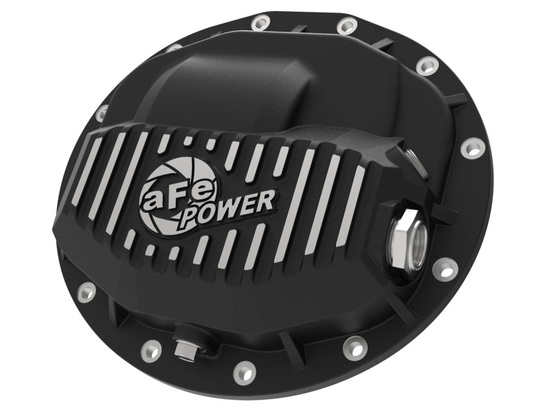 aFe Power Pro Series Rear Differential Cover Black w/ Machined Fins 13-18 RAM Diesel Trucks L6-6.7L - DTX Performance