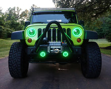 Load image into Gallery viewer, Oracle 7in High Powered LED Headlights - Black Bezel - Green - DTX Performance