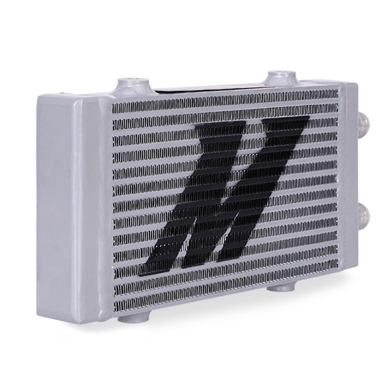 Mishimoto Universal Small Bar and Plate Dual Pass Silver Oil Cooler - DTX Performance