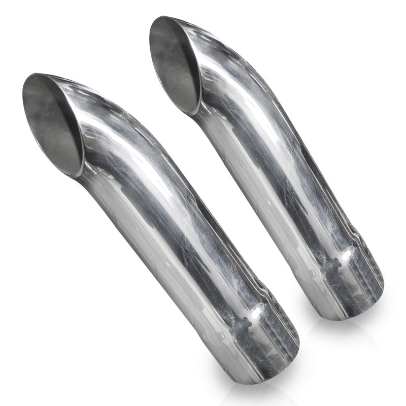 Stainless Works Short Turn Down Tips- 2 1/2in ID Inlet 2 1/2in Body - DTX Performance