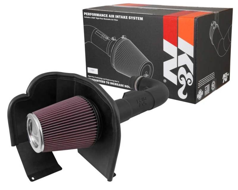 K&N 2014 CHEVROLET/GMC Silverado & Sierra V6 4.3L Performance Air Intake System - DTX Performance