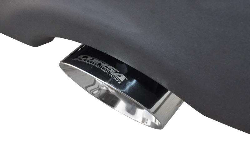 Corsa 09-14 Dodge Ram 1500 4.7L Quad/Crew Cab/Short Bed Polished Dual Exit Cat-Back Exhaust - DTX Performance