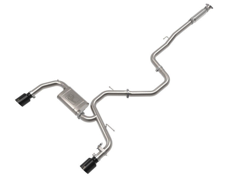 aFe Takeda Hyundai Elantra N 22-23 L4-2.0L (t) 3in 304 SS Cat-Back Exhaust w/ Black Tips - DTX Performance