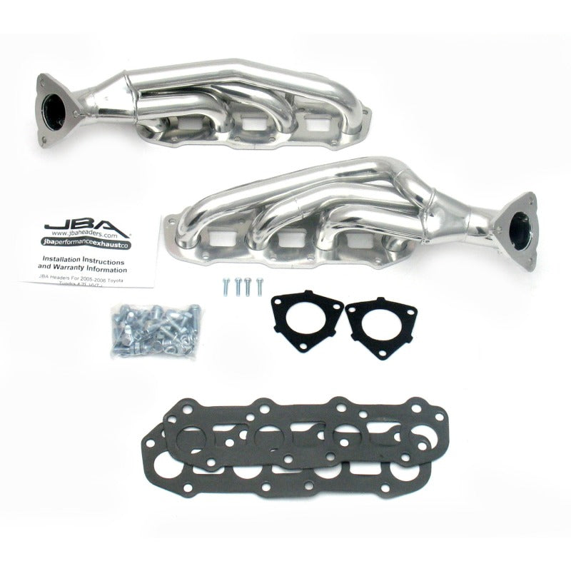 JBA 05-07 Toyota 4.7L V8 1-1/2in Primary Silver Ctd Cat4Ward Header - DTX Performance