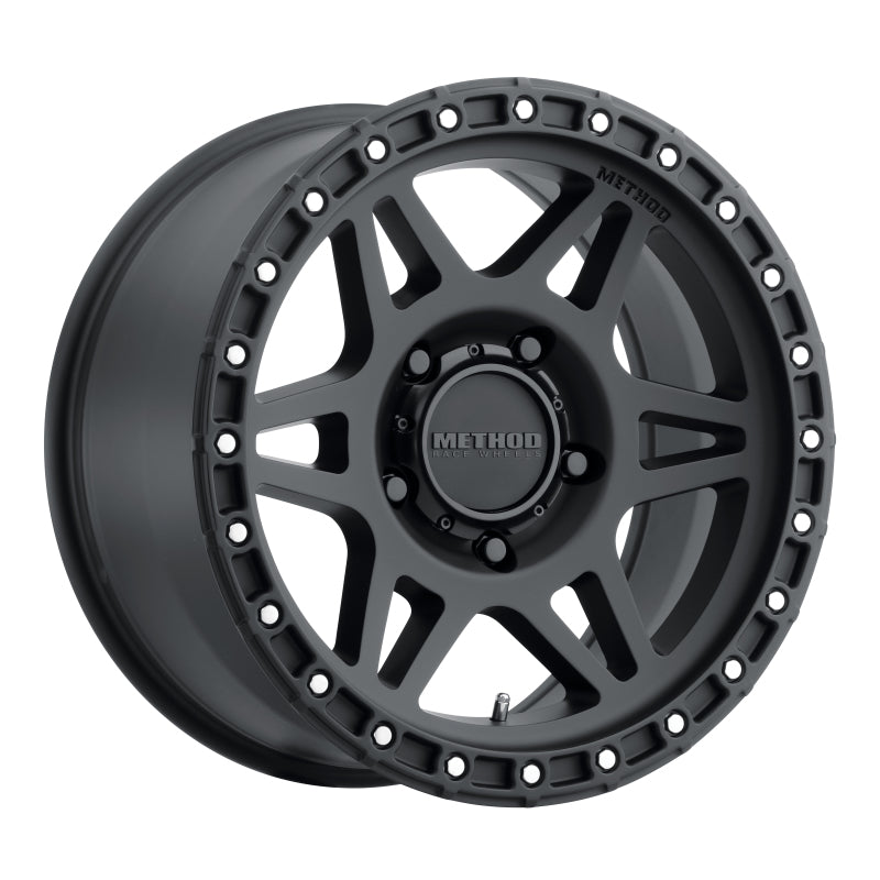 Method MR312 17x9 -12mm Offset 5x5 71.5mm CB Matte Black Wheel - DTX Performance