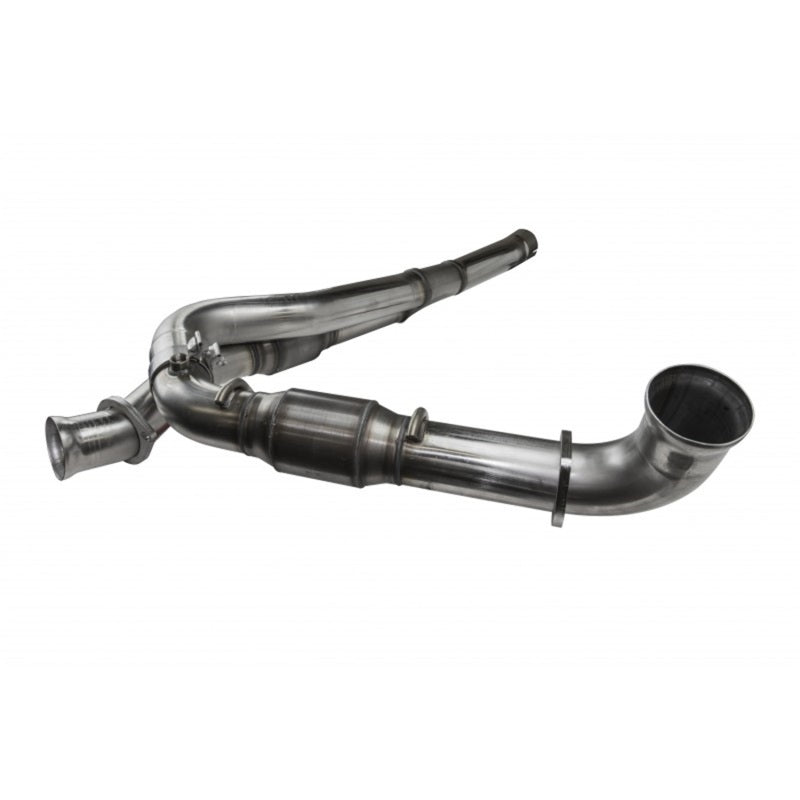 Kooks 11-14 Ford Raptor SVT 1 3/4in x 3in SS Longtube Headers and 3in SS OEM Exhaust Catted Y Pipe - DTX Performance