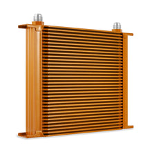 Load image into Gallery viewer, Mishimoto Universal 34 Row Oil Cooler - Gold - DTX Performance