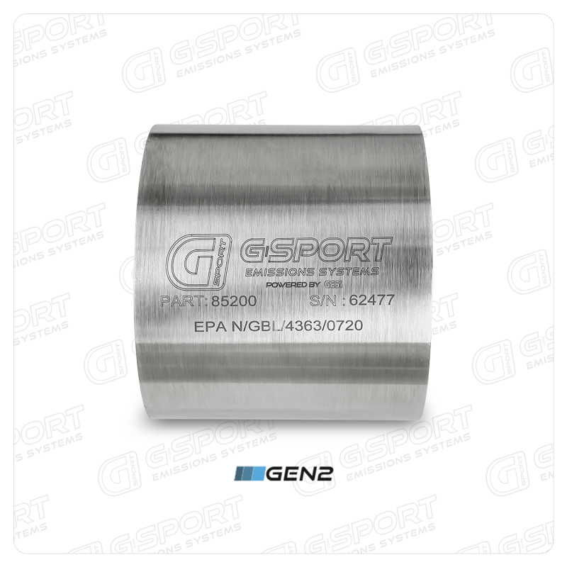 GESI G-Sport 400 CPSI GEN 2 EPA Compliant 4.5in x 4in High Output Substrate Only- 500-850HP - DTX Performance