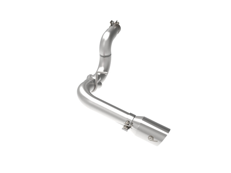 aFe 20-21 Jeep Wrangler Large Bore-HD 3in 304 Stainless Steel DPF-Back Exhaust System - Polished Tip - DTX Performance