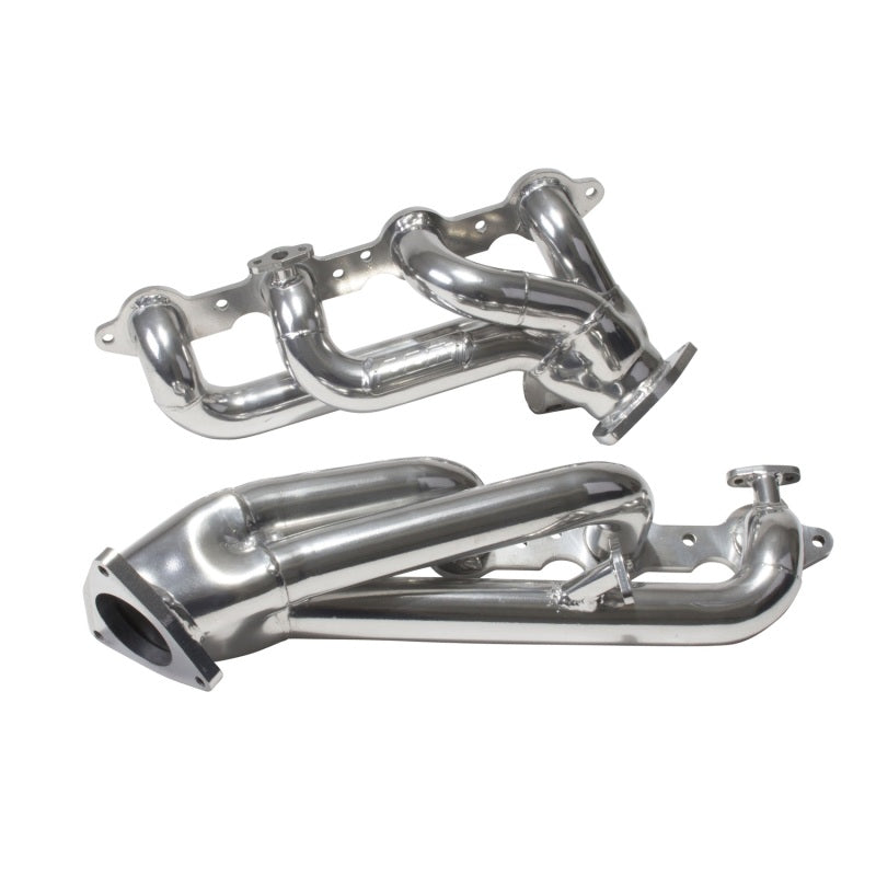 BBK 99-04 GM Truck SUV 4.8 5.3 Shorty Tuned Length Exhaust Headers - 1-3/4 Silver Ceramic - DTX Performance