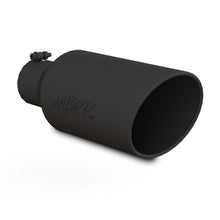 Load image into Gallery viewer, MBRP Universal Exhaust Tip 7in O.D. Rolled End 4in Inlet 18in Length - Black - DTX Performance