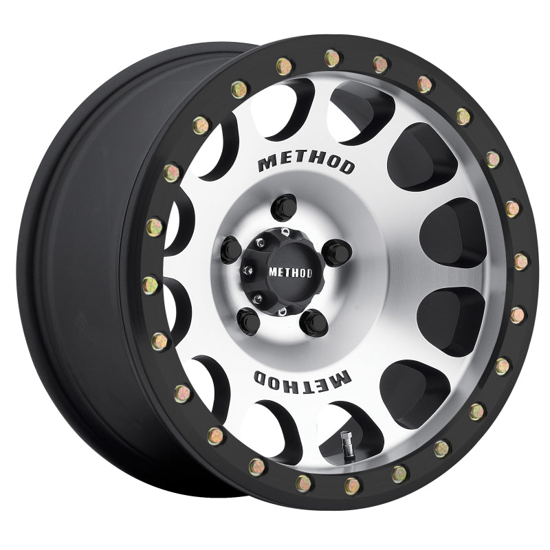 Method MR105 Beadlock 17x9 -38mm Offset 5x5 71.5mm CB Machined w/Matte Black Ring Wheel - DTX Performance