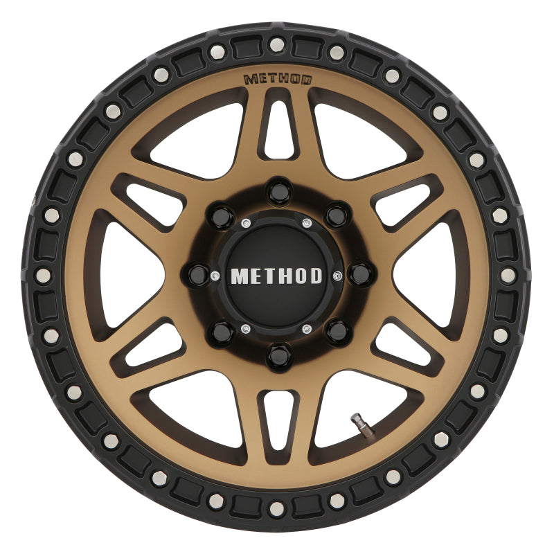 Method MR312 18x9 +18mm Offset 8x6.5 130.81mm CB Method Bronze/Black Street Loc Wheel - DTX Performance