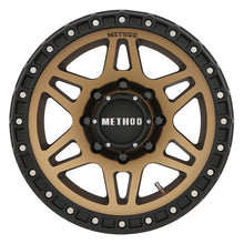 Load image into Gallery viewer, Method MR312 18x9 +18mm Offset 8x6.5 130.81mm CB Method Bronze/Black Street Loc Wheel - DTX Performance