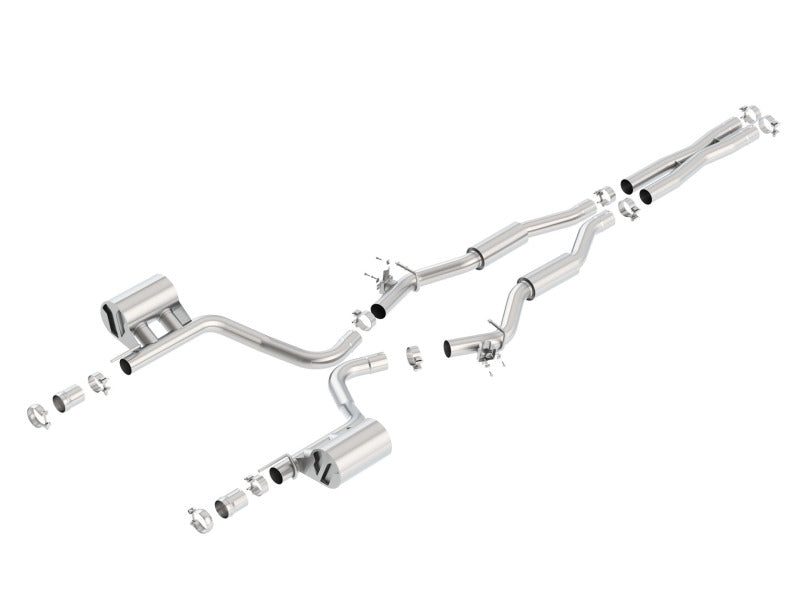 Borla 15-16 Dodge Challenger SRT 392 S-Type Catback Exhaust Single Split Rear Exit (No Tip) - DTX Performance