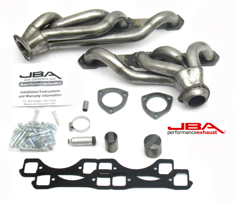 JBA 65-86 GM Truck 265-400 Carbureted w/A.I.R. 1-5/8in Primary Raw 409SS Cat4Ward Header - DTX Performance