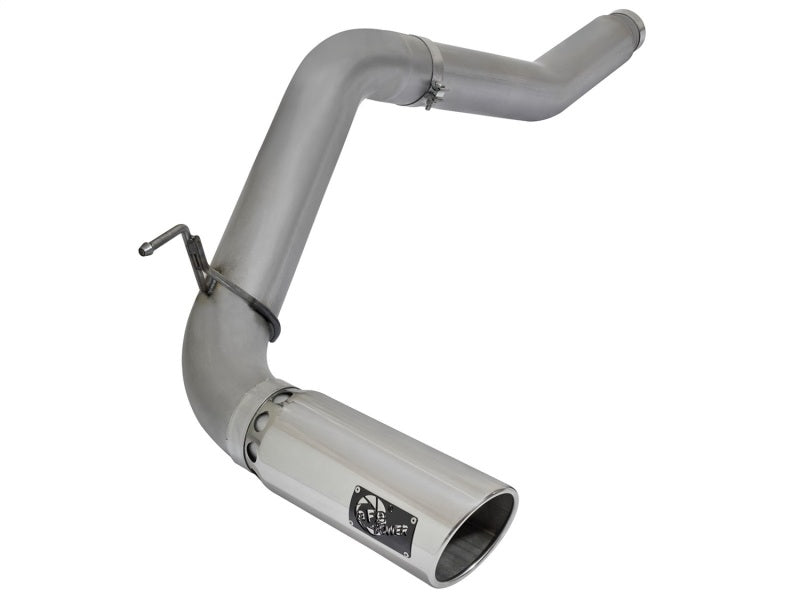 aFe LARGE Bore HD Exhausts 5in DPF-Back SS-409 2016 Nissan Titan XD V8-5.0L CC/SB (td) - DTX Performance