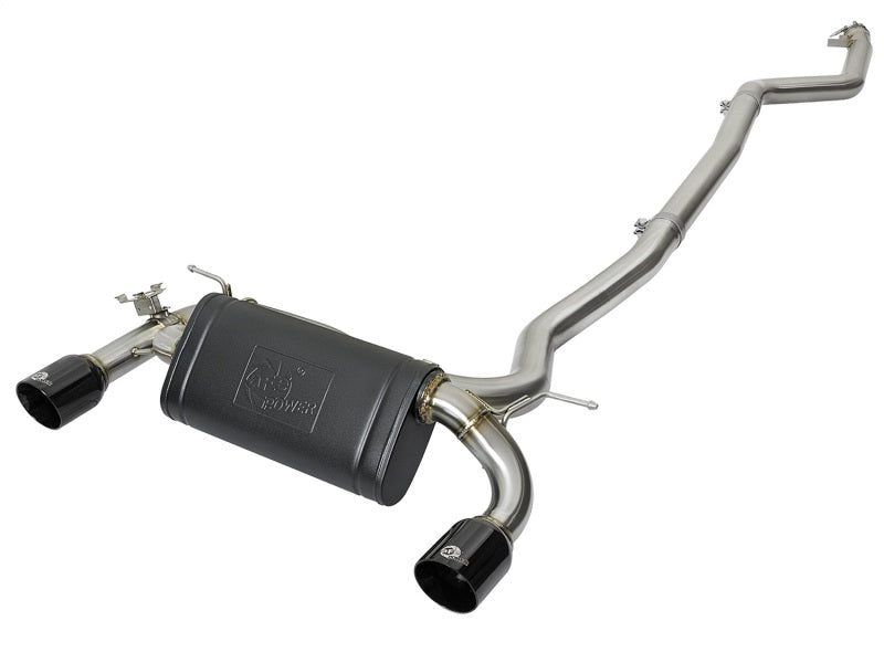 aFe MACHForce XP Exhausts Cat-Back SS 16-17 BMW 340i/iX 440i/iX (F3X) L6-3.0L (B58) w/Black Tips - DTX Performance