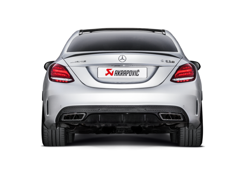 Akrapovic 15-17 AMG C63 Estate Evolution Line Cat Back (Titanium) w/ Carbon Tips (Req. Link Pipe) - DTX Performance