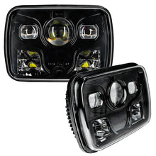 Load image into Gallery viewer, Oracle 7inx6in 40W Replacement LED Headlight - Black (Pair) - DTX Performance