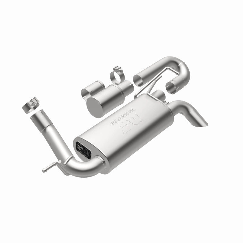 MagnaFlow 07-18 Jeep Wrangler JK Overland Series Axle-Back Exhaust System - DTX Performance