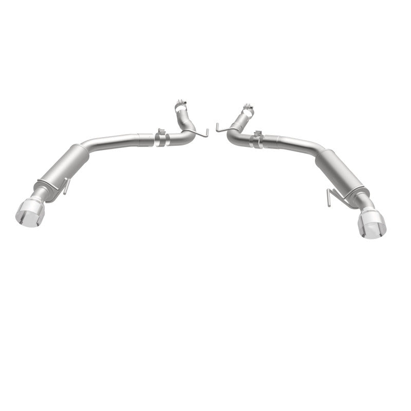 MagnaFlow Axle Back, SS, 2.5in, Competition, Dual Split Polish 4.5in Tip 2015 Ford Mustang Ecoboost - DTX Performance