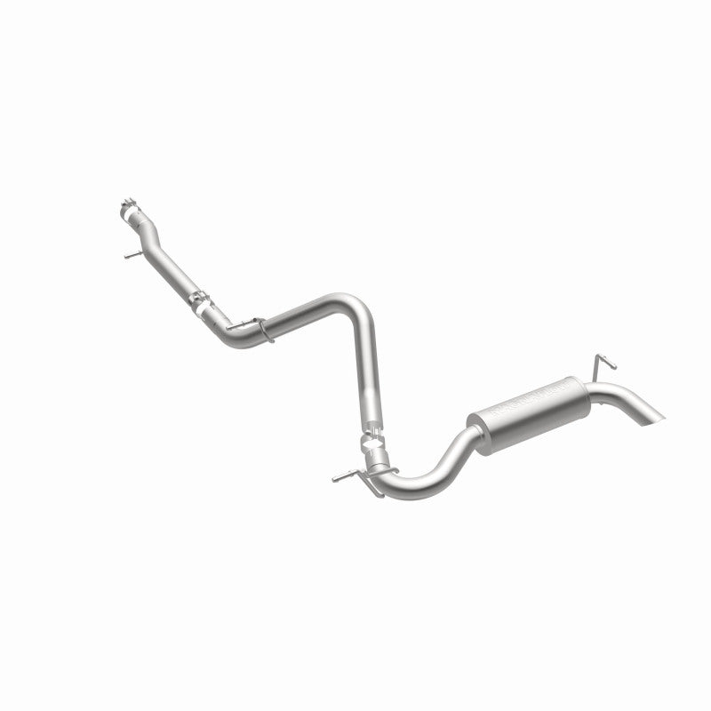 MagnaFlow 12-14 Jeep Wrangler 3.6L Single Straight Rear P/S Exit Stainless C/b Perf Exhaust-Comp - DTX Performance