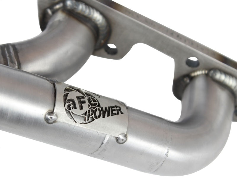 aFe Twisted Steel Header SS-409 HDR Jeep Wrangler JK 07-11 V6 3.8L - DTX Performance