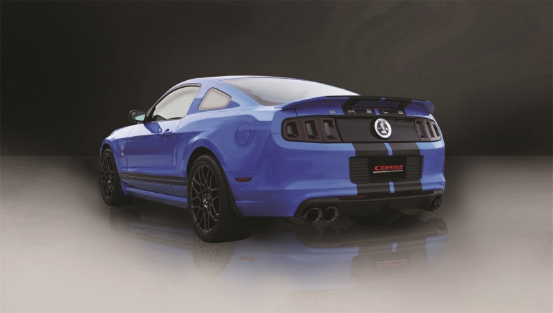 Corsa 13-13 Ford Mustang Shelby GT500 5.8L V8 Black Sport Axle-Back + XO Exhaust - DTX Performance