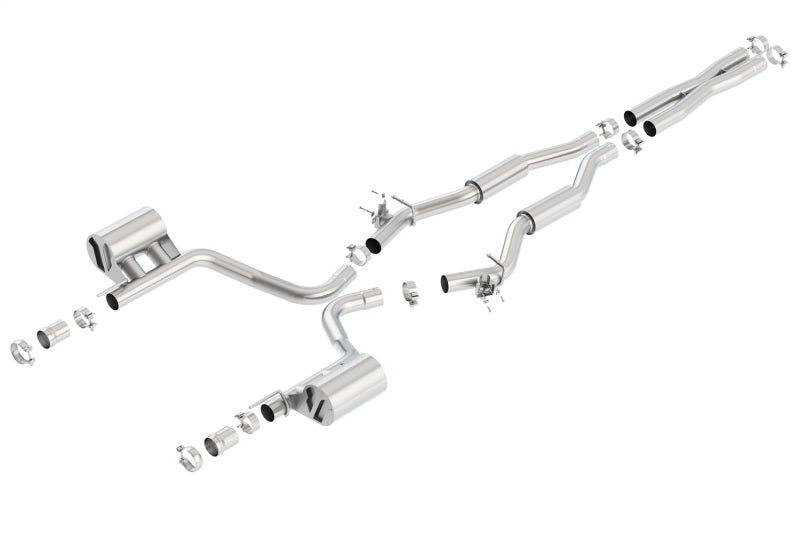 Borla 15-16 Dodge Challenger SRT 392 S-Type Catback Exhaust Single Split Rear Exit (No Tip) - DTX Performance