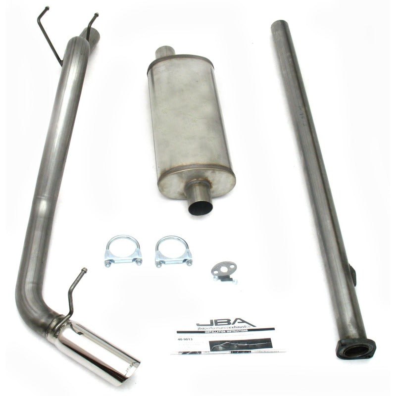 JBA 95-99 Toyota Tacoma Pre Runner 3.4L 409SS Pass Side Single Exit Cat-Back Exhaust - DTX Performance