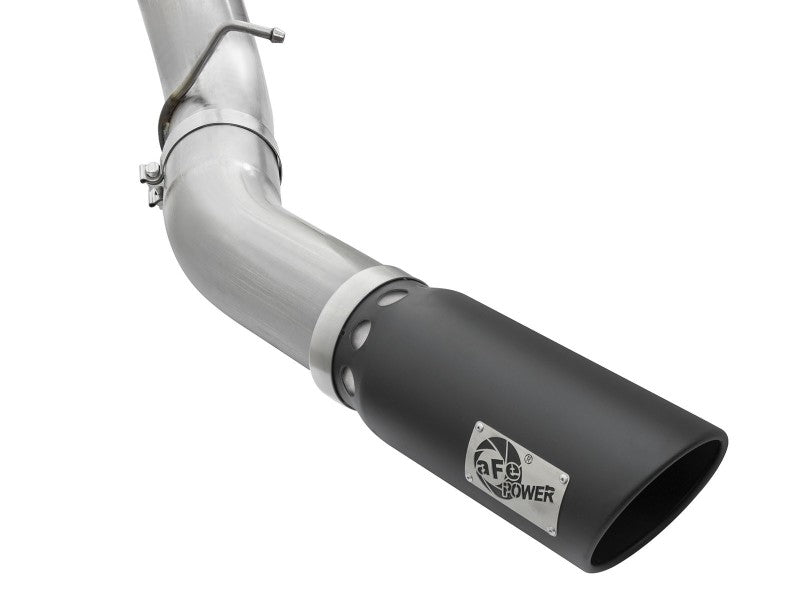 aFe Atlas Exhaust 5in DPF-Back Aluminized Steel w/ Black Tips 16-17 GM Diesel Truck V8-6.6L (td) - DTX Performance