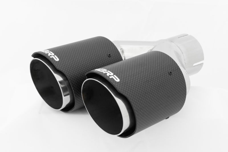 MBRP Universal Carbon Fiber Dual Tip 3.5in OD/2.5in Inlet - DTX Performance