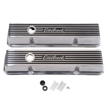 Load image into Gallery viewer, Edelbrock Valve Cover Elite II Series Chevrolet 1959-1986 262-400 CI V8 Low Polished - DTX Performance